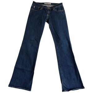 Big Star Pride Bootcut Jeans Womens 28 Blue Medium Wash Stretch Low Rise